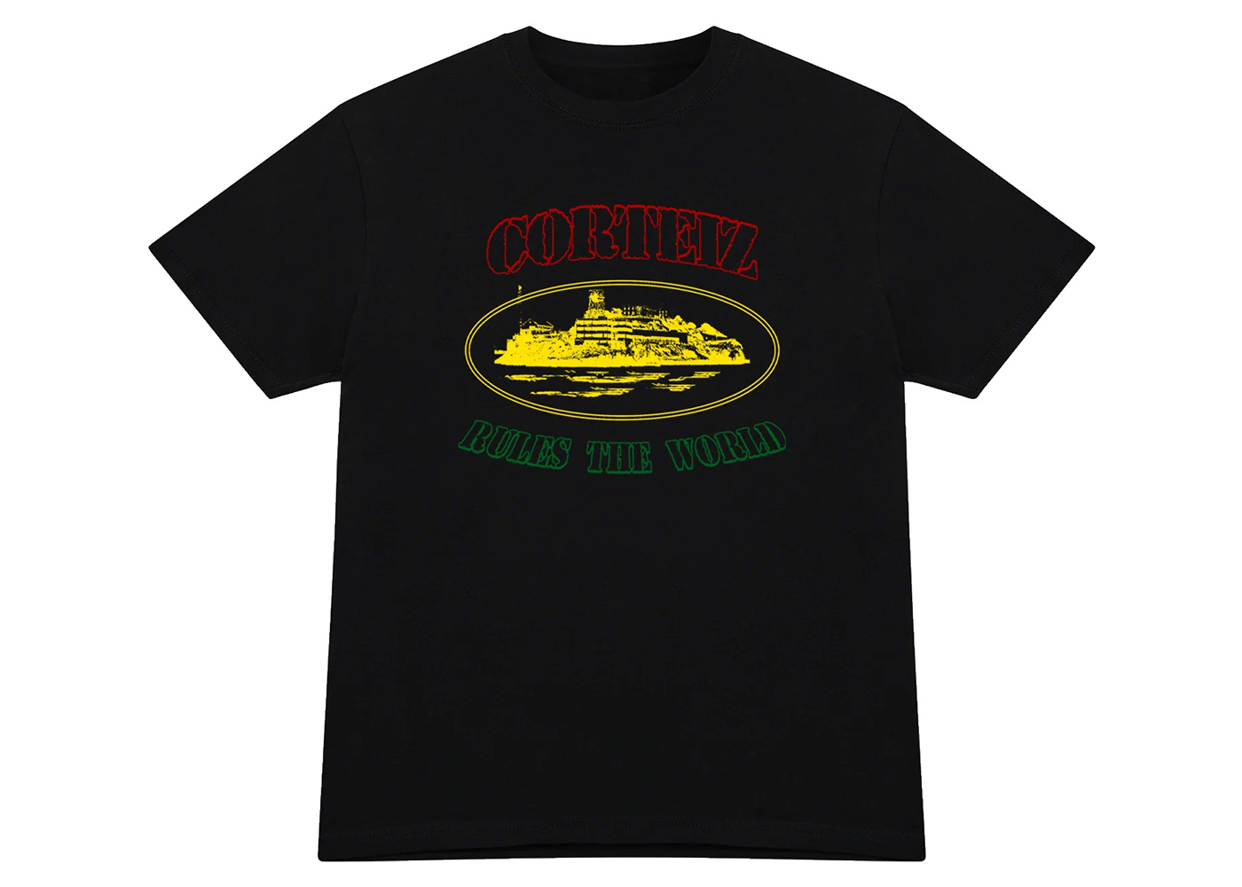 Corteiz Irie Alcatraz Tee Black