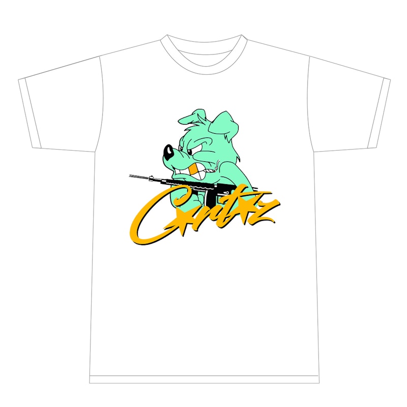 corteiz dog t shirt