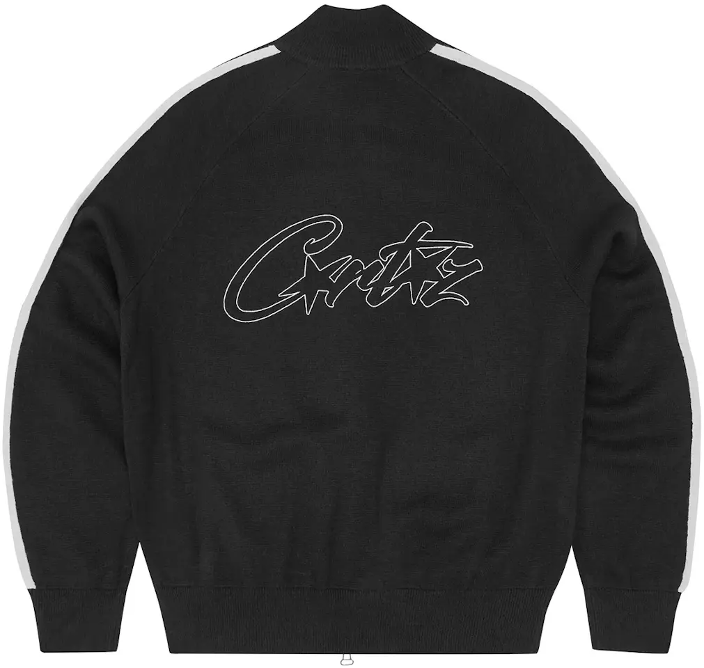 Corteiz Knit Zip Up Fleece Black Homme - FW23 - FR