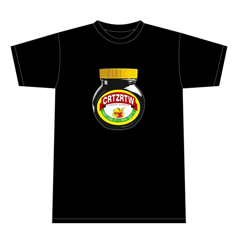 Pre-owned Corteiz Marmite T-shirt Black