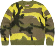 Corteiz Mohair Knit Sweater Sakura Camo Men's - FW23 - US