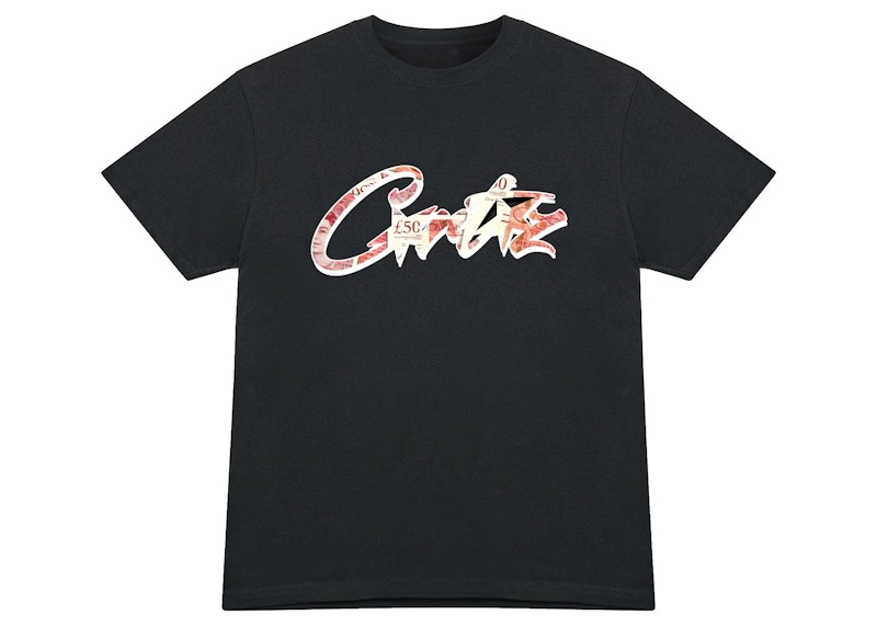 Corteiz Money On My Mind Tee Black Men's - FW23 - US