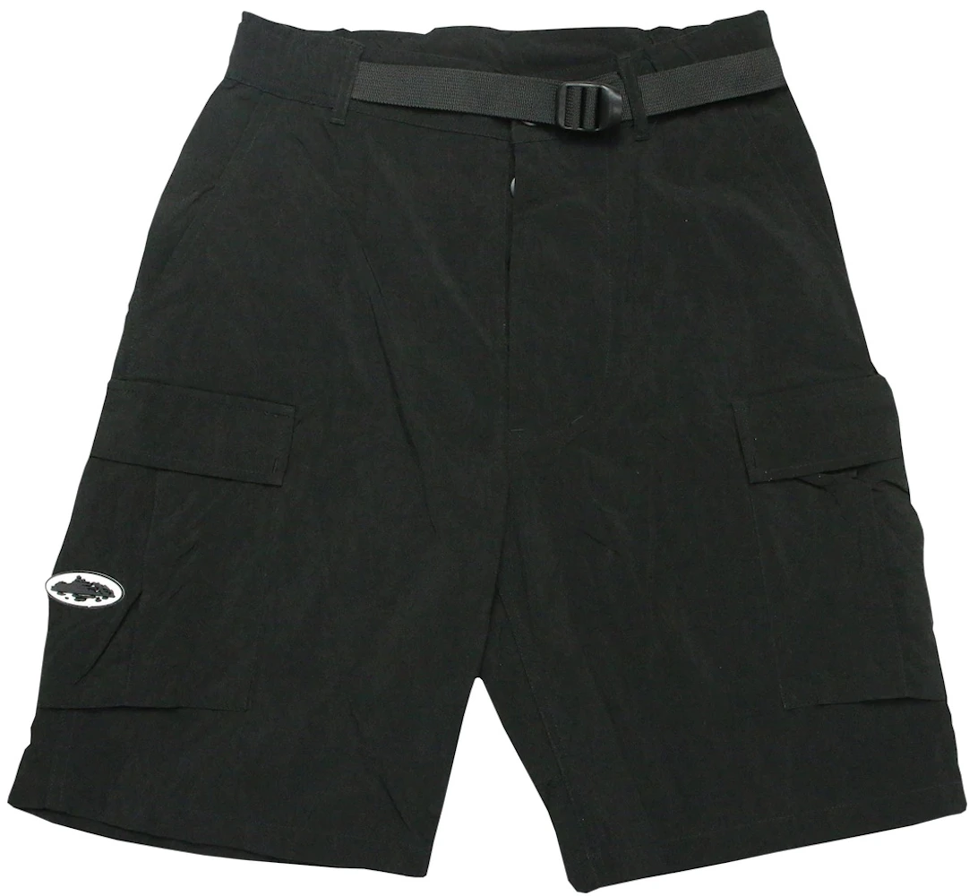 Regular Fit Nylon Cargo Shorts