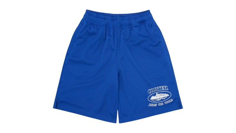 Corteiz OG Alcatraz Mesh Short Royal Blue
