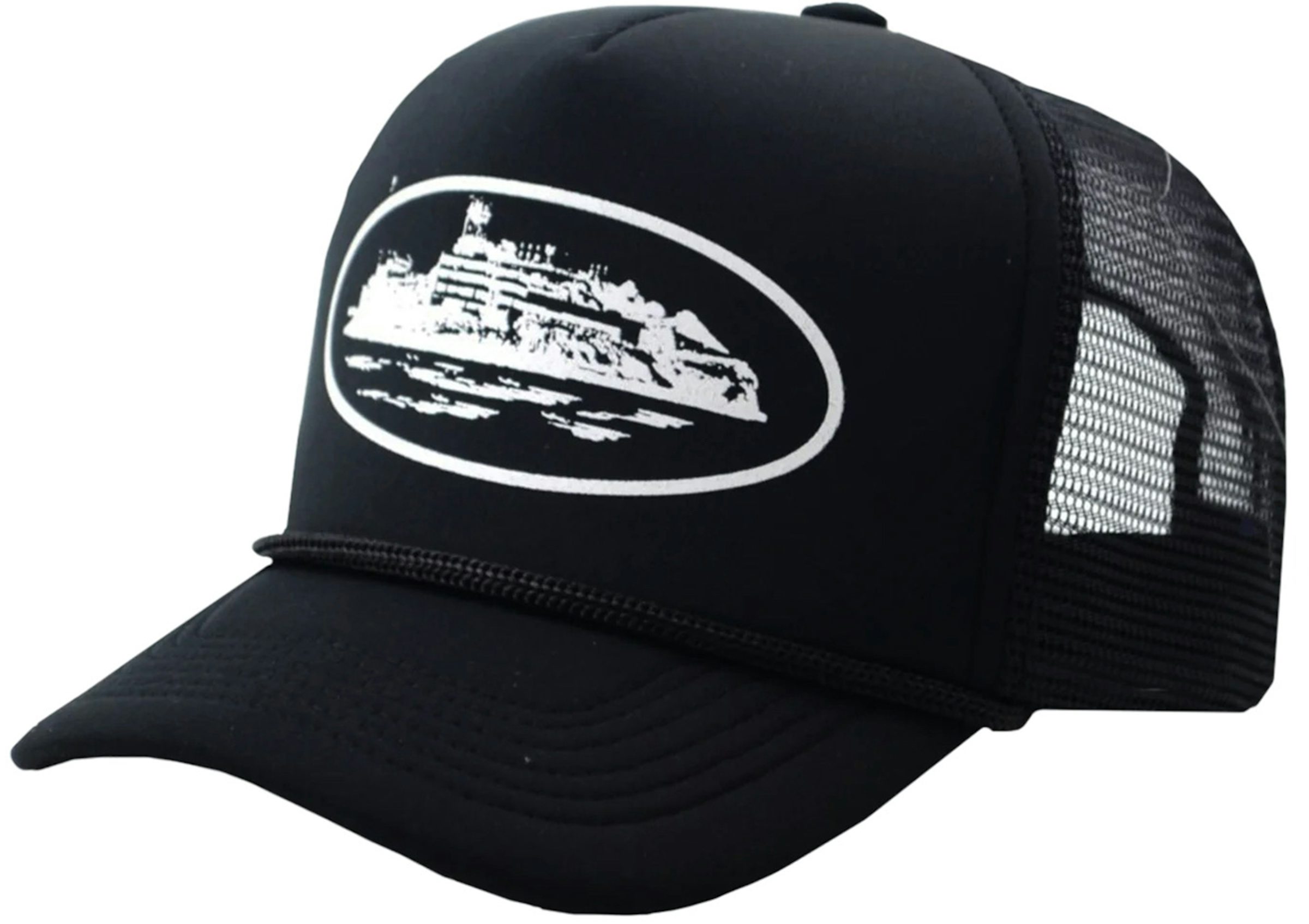 FW23 21 - US Trucker Black Corteiz OG Alcatraz - Hat