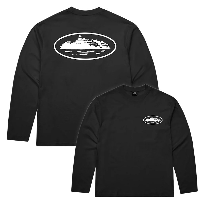 Corteiz OG Island Logo LS T-shirt Black メンズ - JP