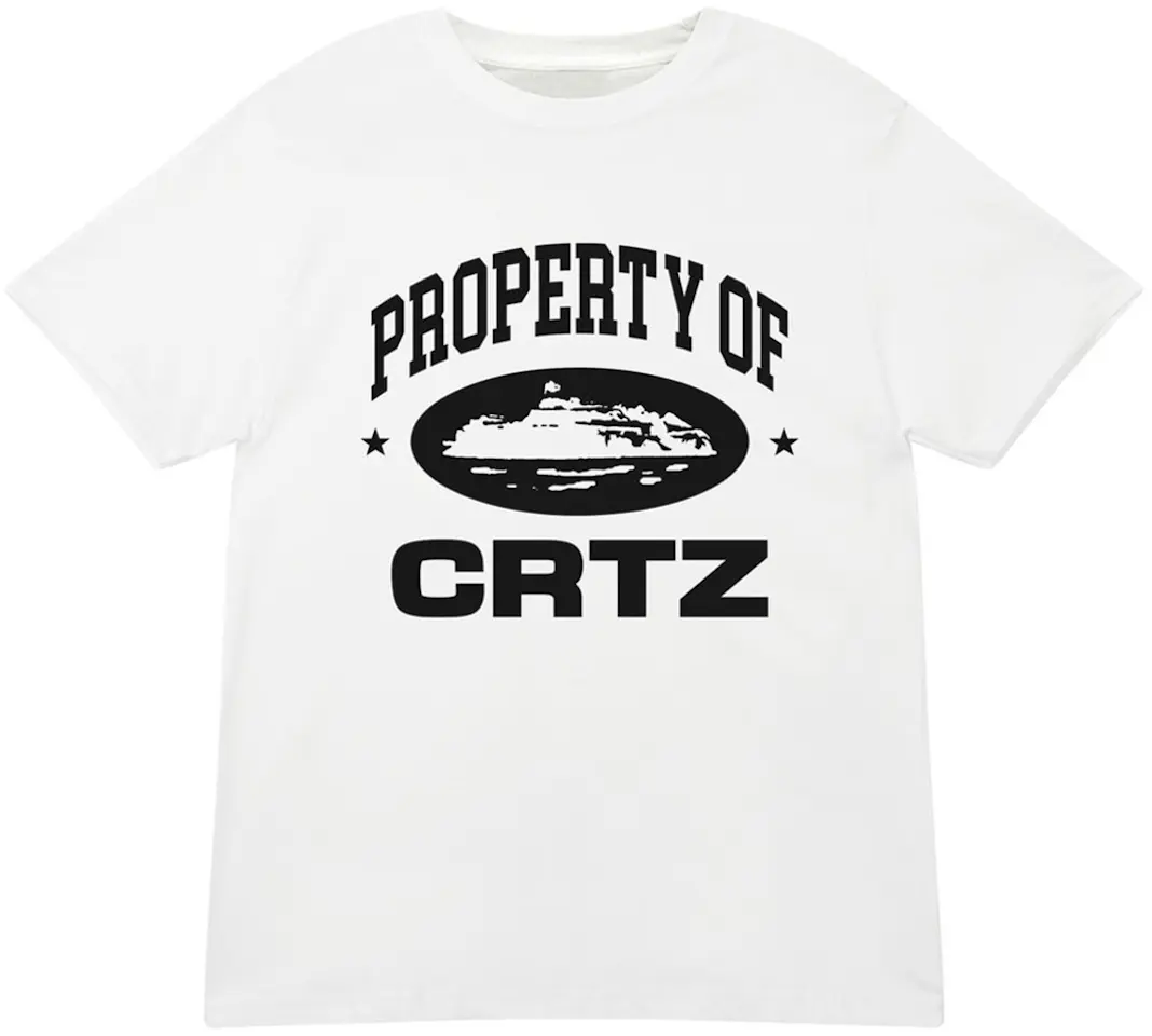Corteiz OG Property Of Crtz T-Shirt White Hombre - FW22 - US