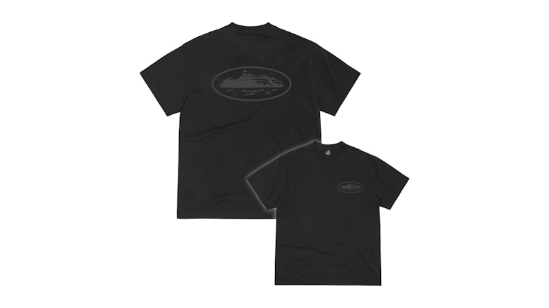 Corteiz OG Island Tee Reflective Black Men's - FW25 - US