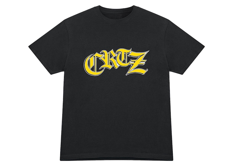 Corteiz Old English T-Shirt Black Men's - FW22 - US