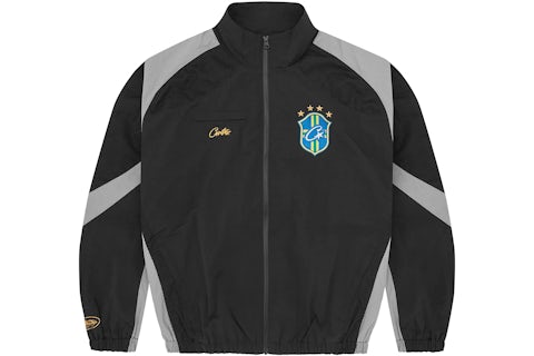 Corteiz Olympic Shuku Brasil Jacket Black/Black Men's SS24 US