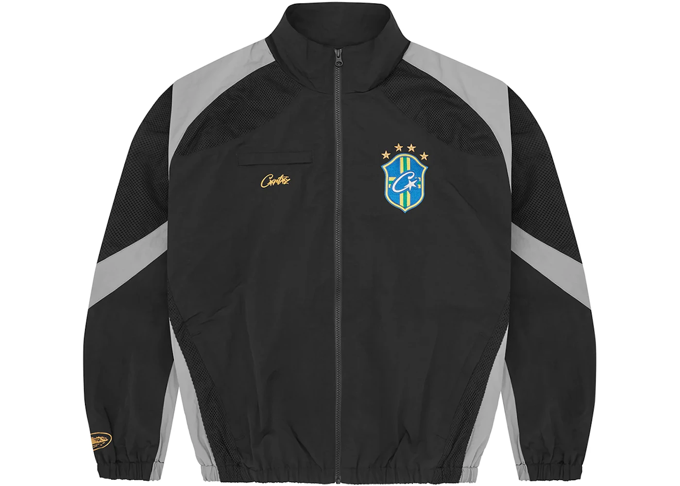 Corteiz Olympic Shuku Brasil Jacket Black/Black Men's SS24 US