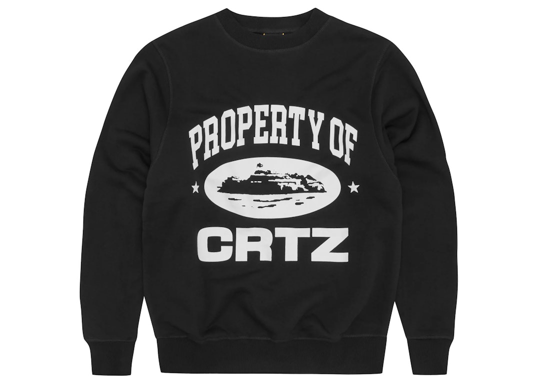 Pre-owned Corteiz P.o.c Sweatshirt Black