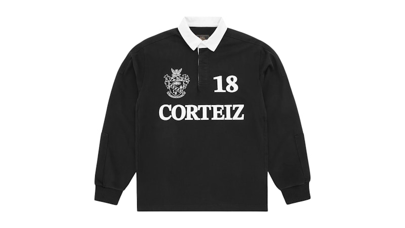 Corteiz Panelled Rugby Black Men's - FW25 - US