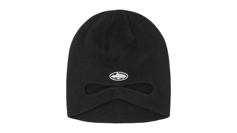 Pre-owned Corteiz Men's  Peeka Beanie In Black