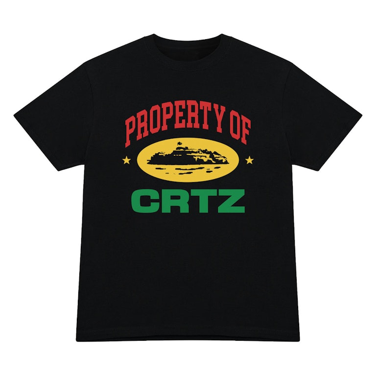 Pre-owned Corteiz Property Of Crtz Carni T-shirt Black