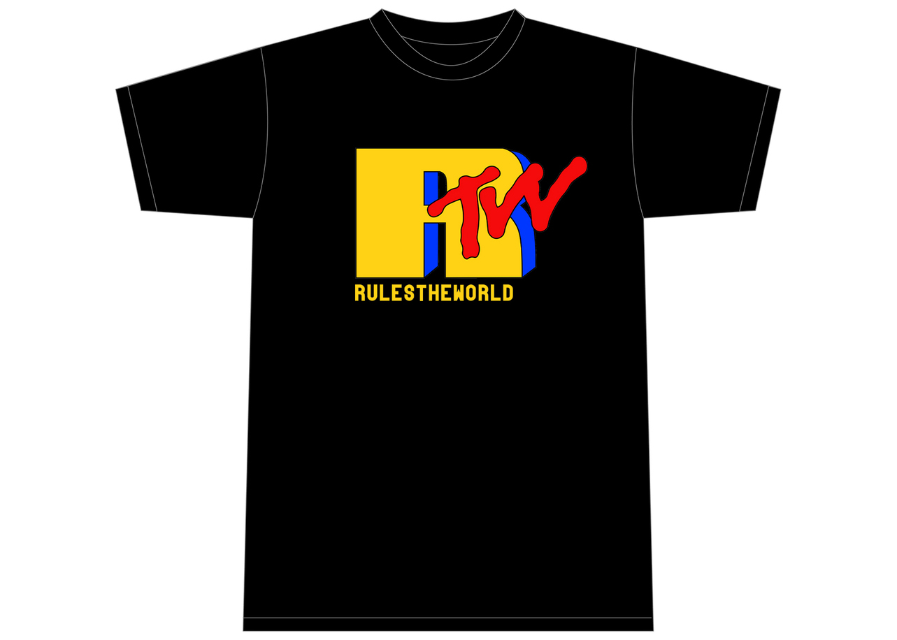 Corteiz RTV T-shirt Black Men's - SS22 - GB