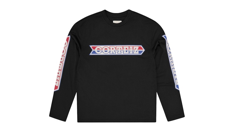 Corteiz Race Mesh L/S Jersey Black Men's - FW25 - US