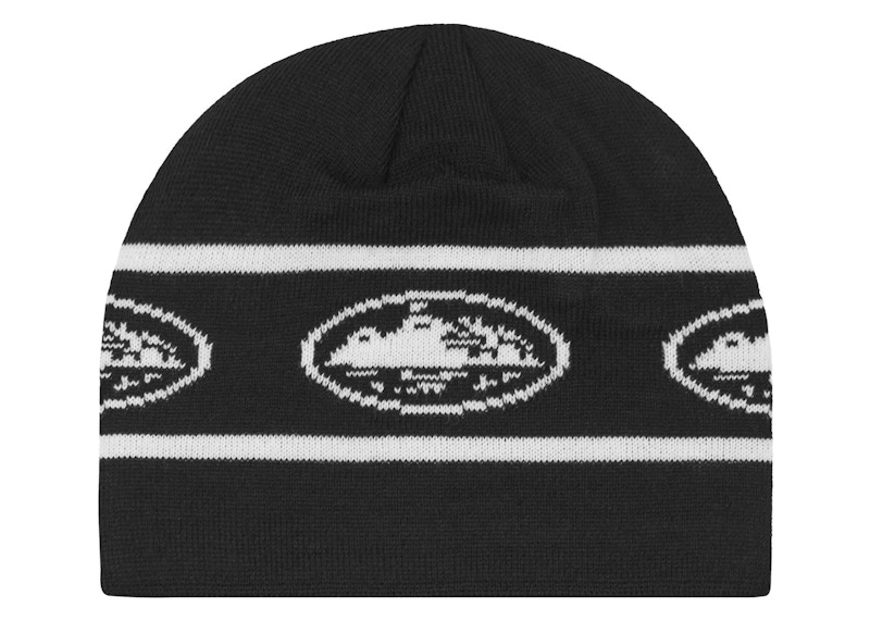 Corteiz Repeat Alcatraz Beanie Black