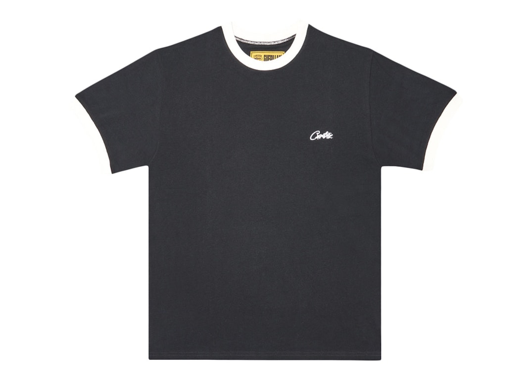 Pre-owned Corteiz Ribbed T-shirt Black