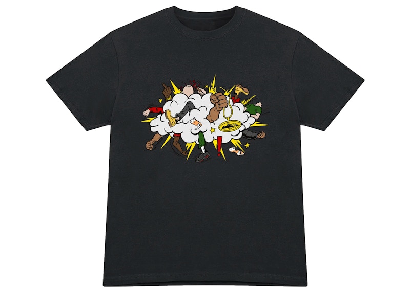 Corteiz Blu Rumble Tee Nero