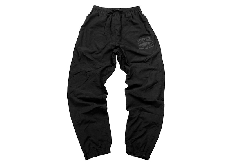 Corteiz Shukushuku Bottoms Triple Black Men's - FW22 - US