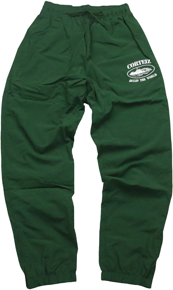 Corteiz Shukushuku Track Pants Green Men's - SS22 - US