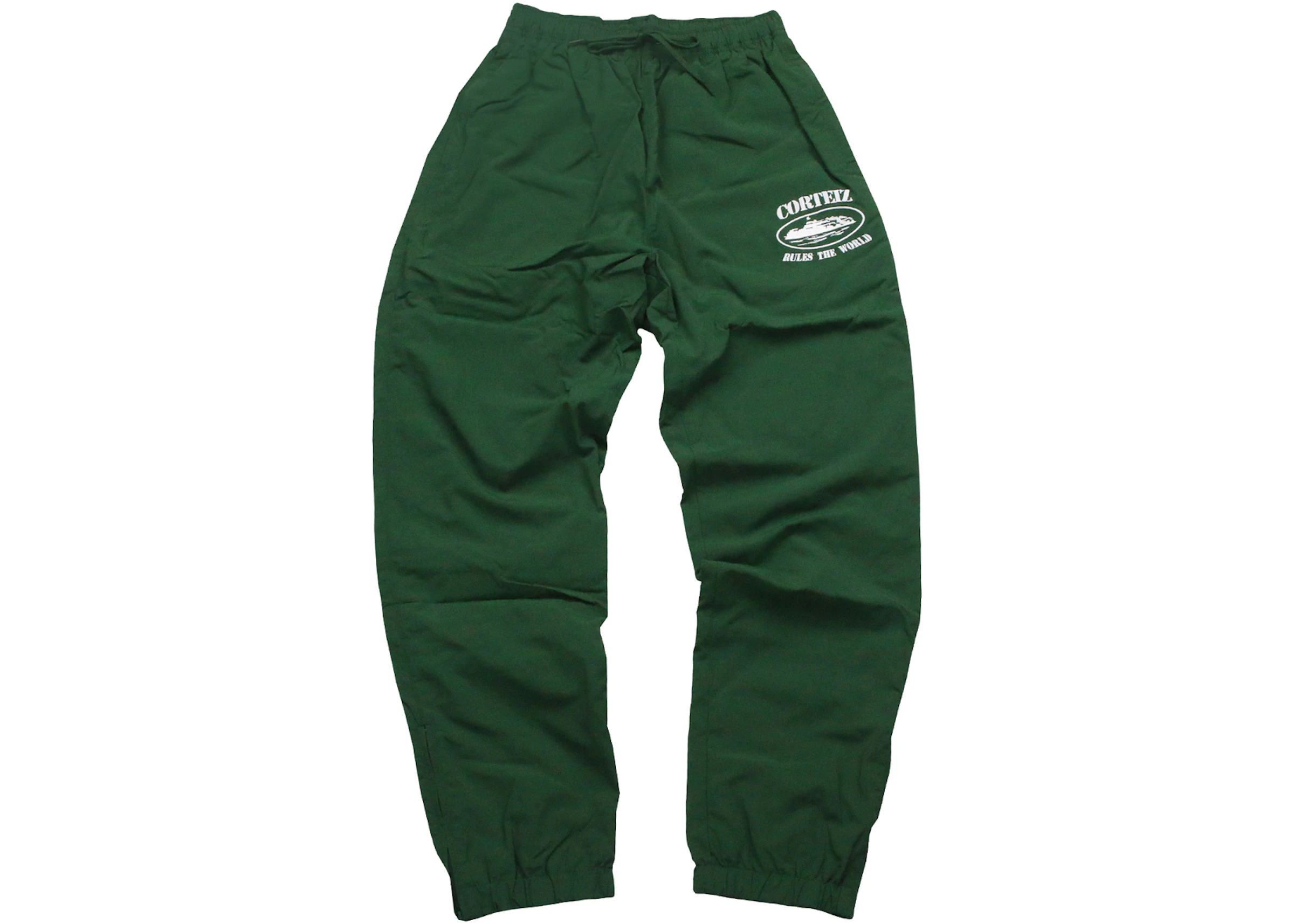 Corteiz Shukushuku Track Pants Green - SS22 - CA