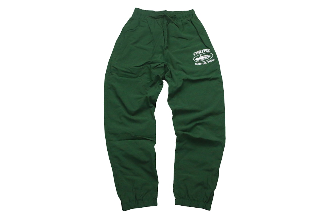 Pre-owned Corteiz Shukushuku Track Pants Green