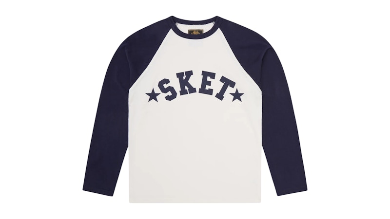 Corteiz Sket Raglan L/S Top Navy