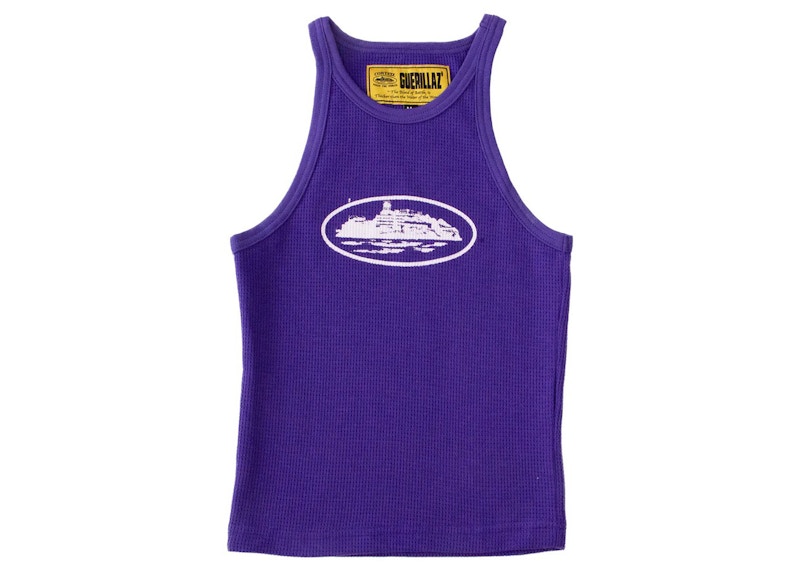 Corteiz Women's Alcatraz Tank Top Purple/White - SS23 - US