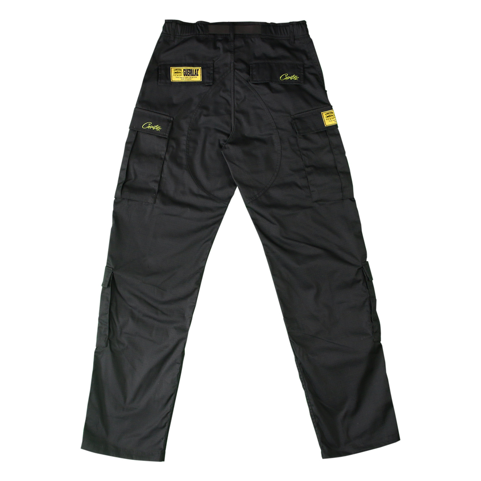 Corteiz Yella Guerillaz Cargos Black/Yellow Men's - SS22 - US