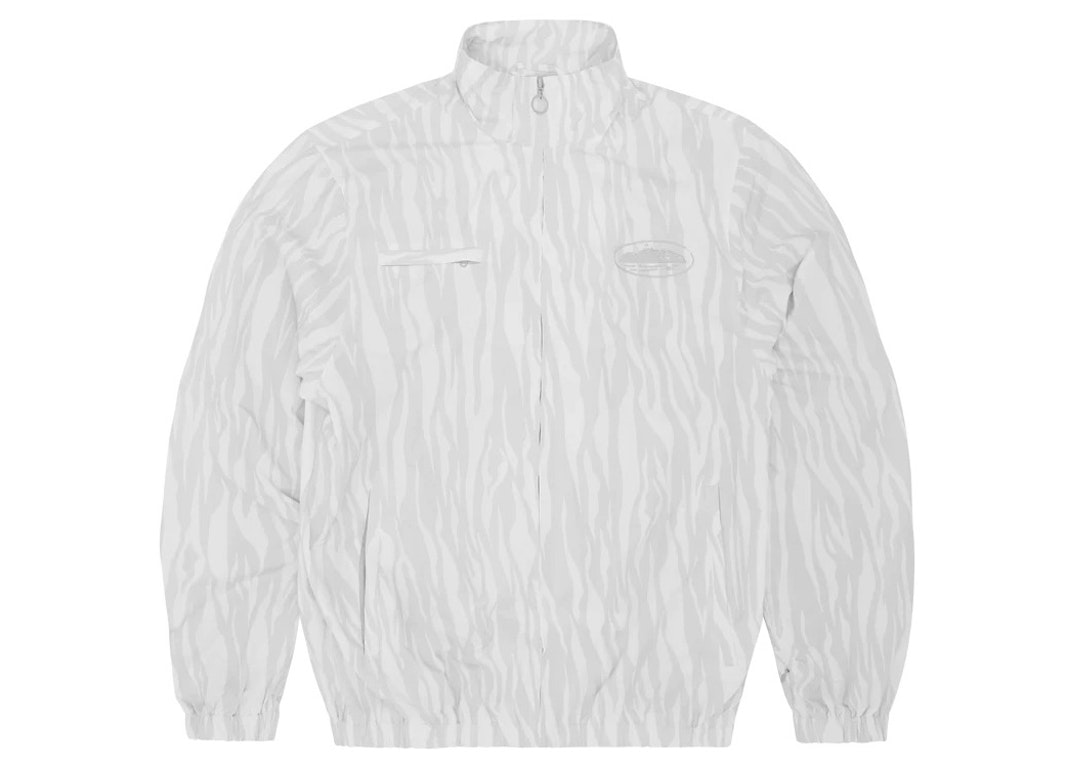 Pre-owned Corteiz Zebra Shukushuku Jacket White/cream