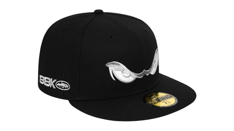Pre-owned Corteiz Men's  X Bbk X  Storm Newera 59fifty Fitted Cap In Black