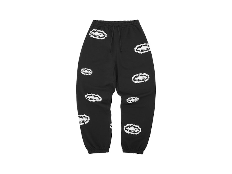 Corteiz x Denim Tears Island Wreath Sweatpant Black Men's - FW25 - US