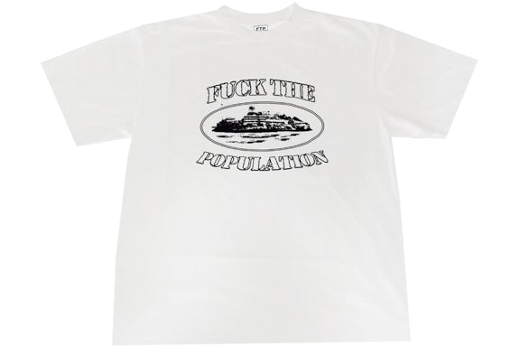 Corteiz x FTP Alcatraz Tee White