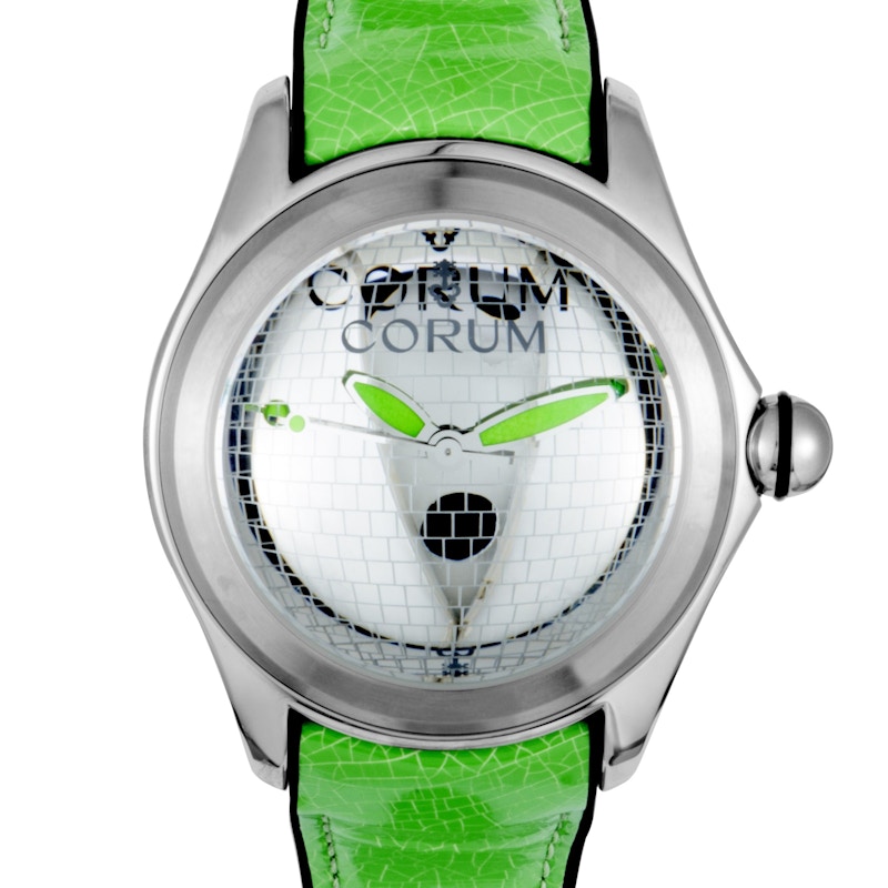 Corum Bubble 47 Disco Ball 082.310.20 0067DB01 47mm in Stainless