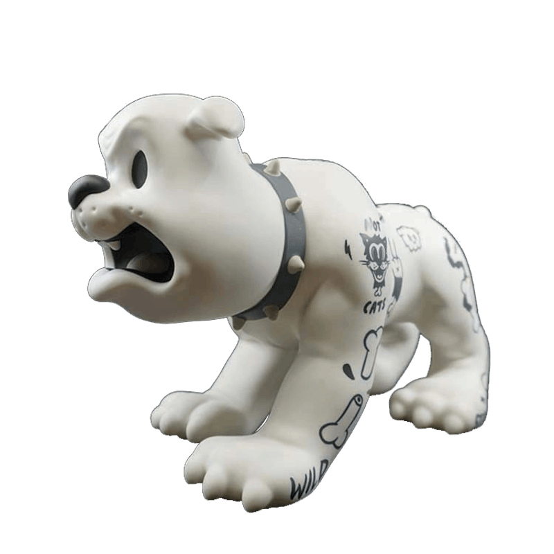 Cote Escriva Creepy Dog pink フィギュア