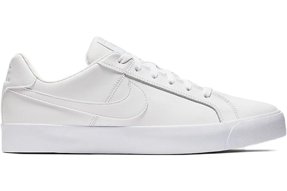 All white nike court royale Clearance
