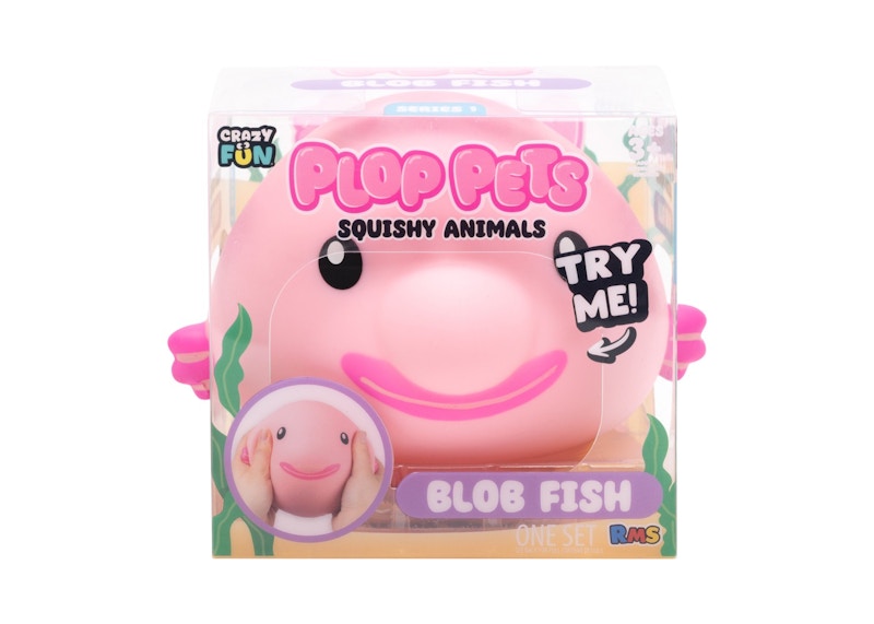 Crazy Fun Plop Pets : Blob Fish Squishy Fidget Toy