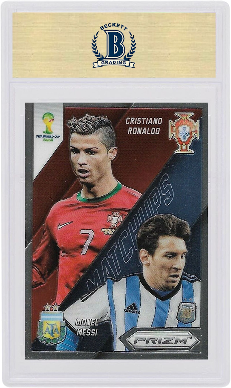 Cristiano Ronaldo/ Lionel Messi 2014 Panini Prizm World Cup 
