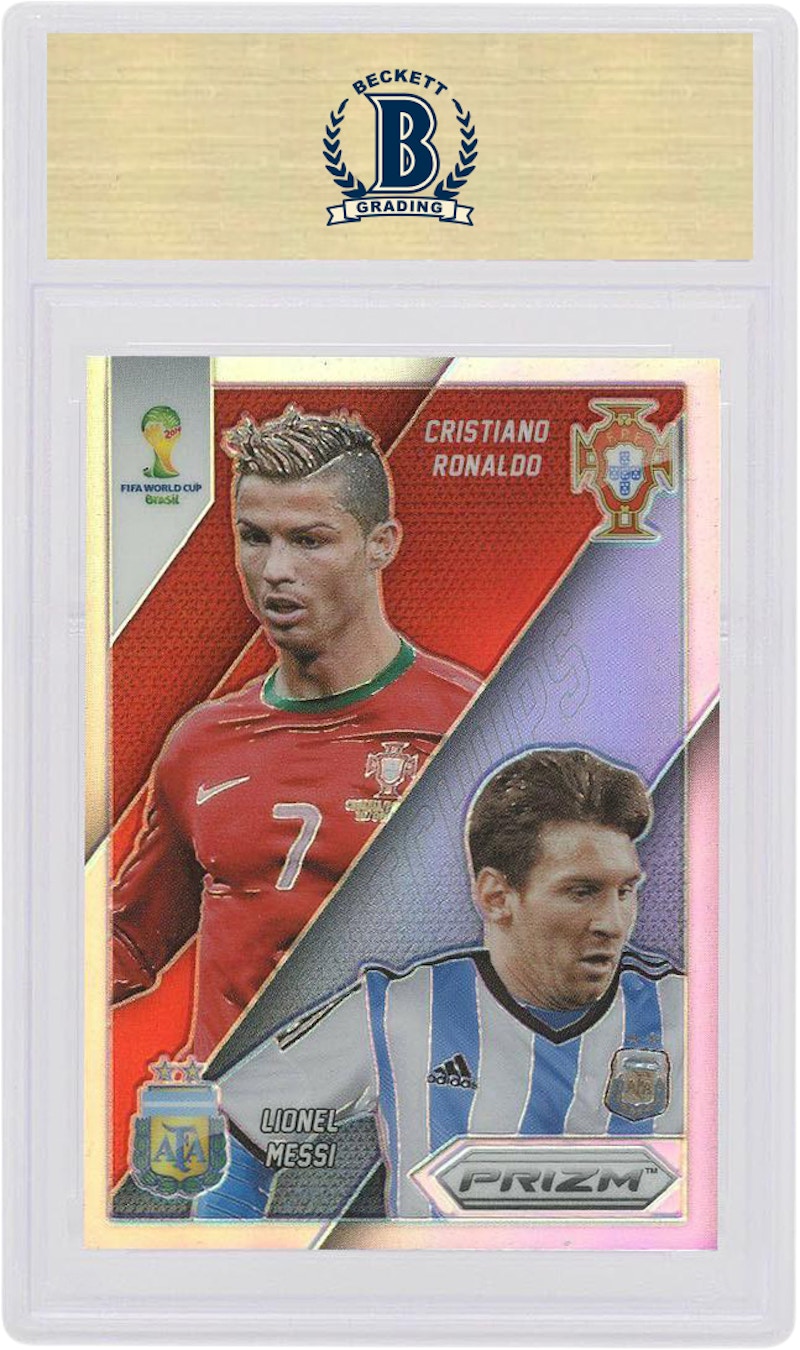 Cristiano Ronaldo/ Lionel Messi 2014 Panini Prizm World Cup 