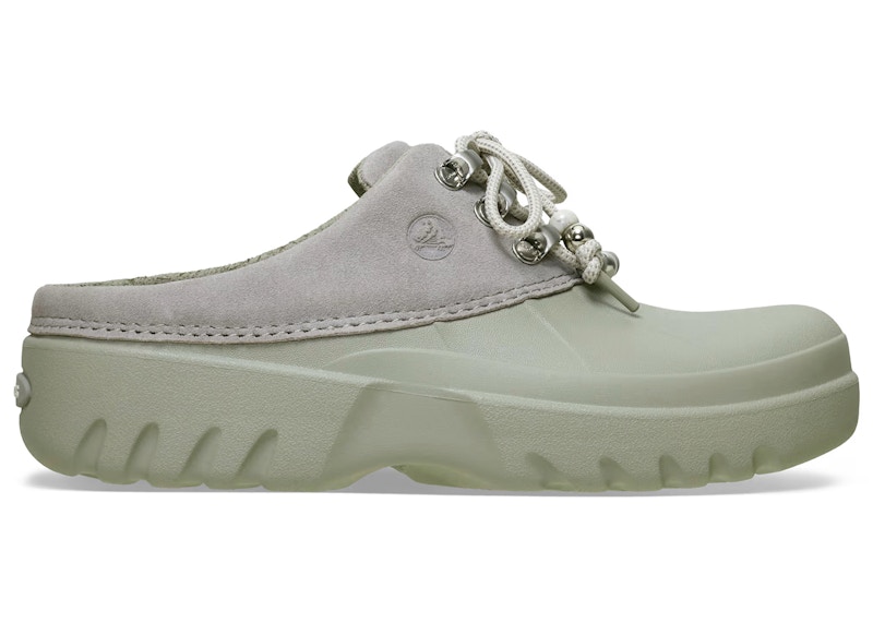 Crocs Axle Suede Mule Elephant (Women's)