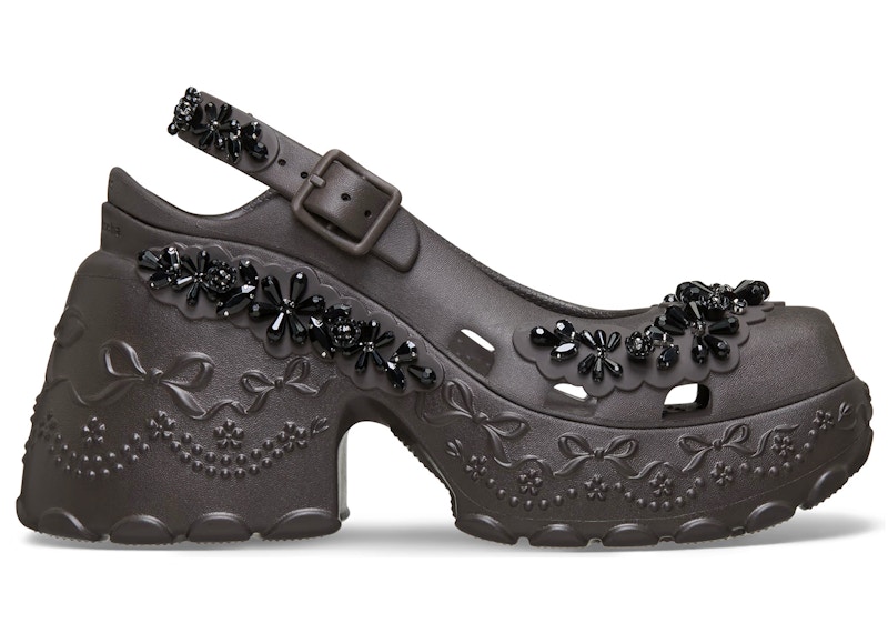 Crocs Ballerina Plateau-Clog Simone Rocha Espresso (Damen)