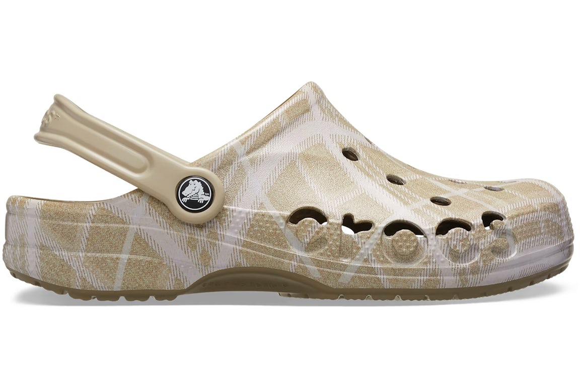 Crocs Baya Clog Holiday Plaid Cobblestone Men's - 210752-2V3 - US