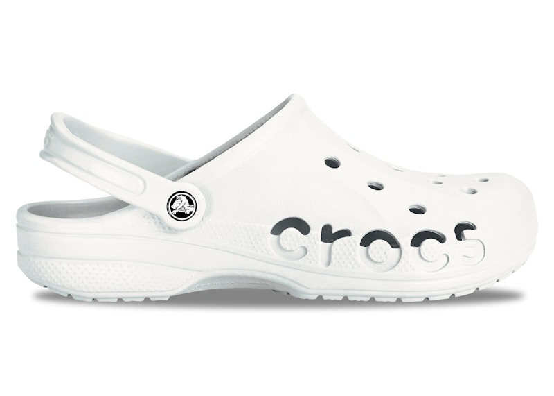 Pre-owned Crocs Men's  Baya Clog Sneakers In White