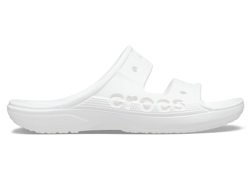 Pre-owned Crocs Men's  Baya Sandals Sneakers In White