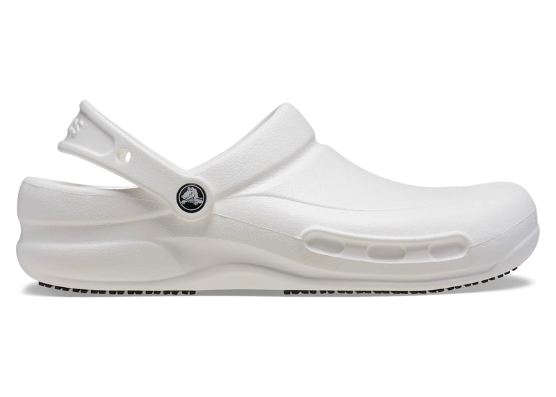 Crocs Bistro Slip Resistant Work Clog White