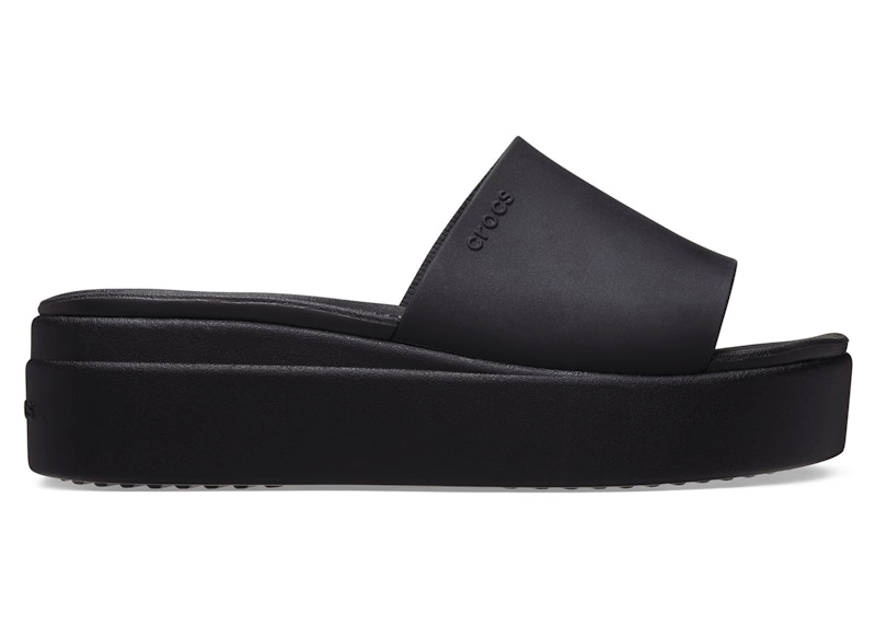 Pre-owned Crocs Brooklyn Slide (women's) Sneakers In Black