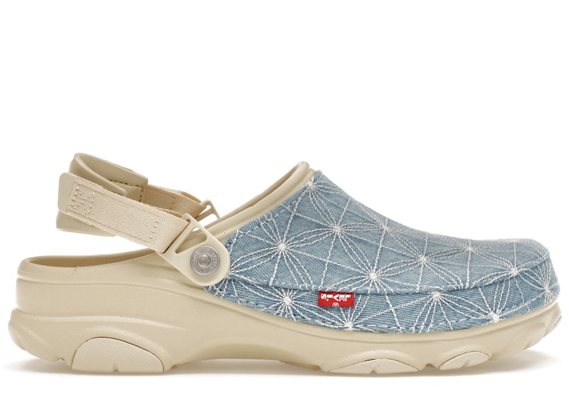 Crocs Classic All-Terrain Clog Levi's Sashiko Light Wash