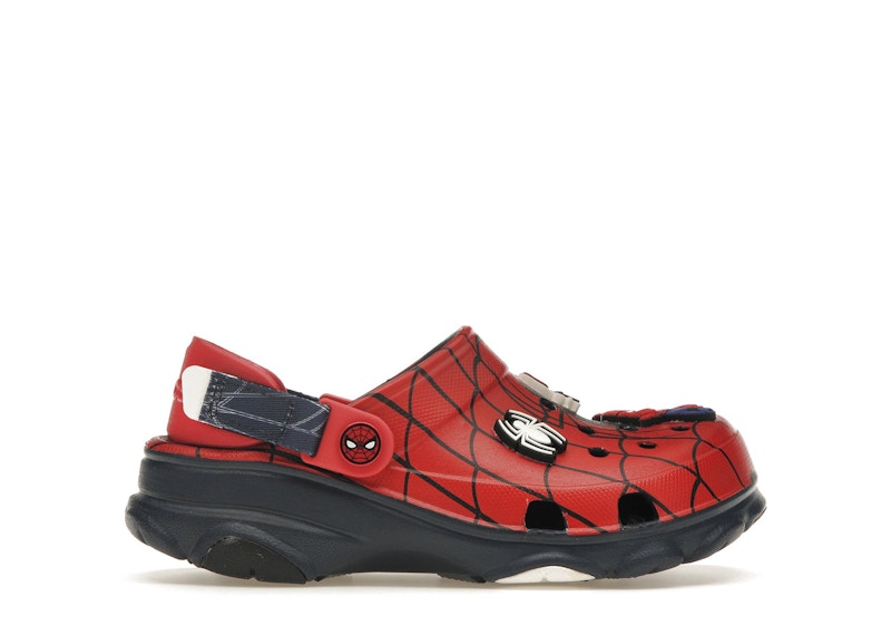 Jeanskids shops Spider-Man pants and crocs